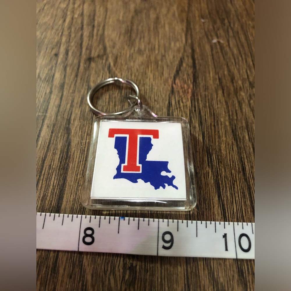 LA Tech Bulldogs vintage Key Chain